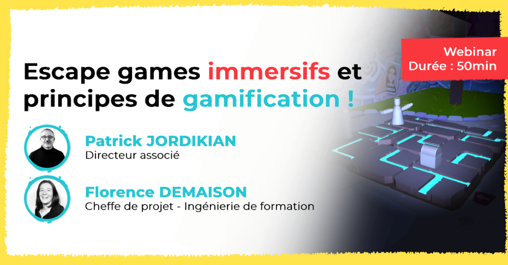 Webinar sur les escape games immersifs et les principes de gamification - Speedernet Sphere