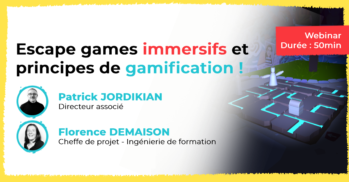 Webinar – Escape games immersifs et principes de gamification