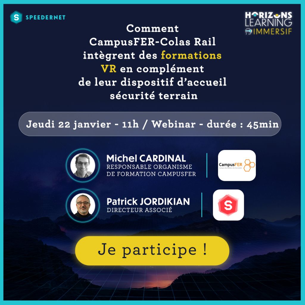 Conférence Horizons Learning Immersif Colas Rail - Speedernet Sphere
